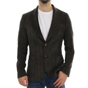 GIACCA SPIGATA MARRONE